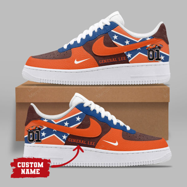 Tubopro The Dukes of Hazzard Air Low-Top Sneakers Shoes For Men And Women - Image 2