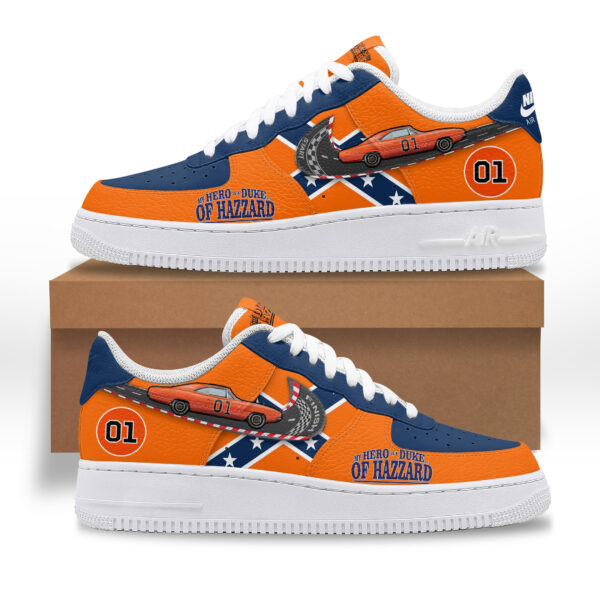Tubopro The Dukes of Hazzard Air Low-Top Sneakers Shoes For Men And Women - Image 2