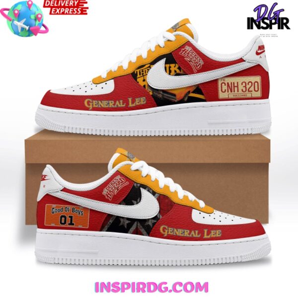 Tubopro The Dukes Of Hazzard Air Low-Top Sneakers Shoes For Men And Women - Image 2