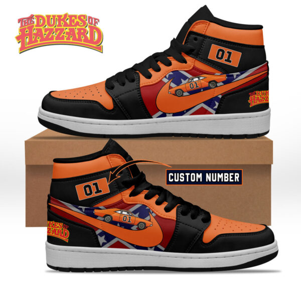 Tubopro The Dukes of Hazzard AJ1 High Sneakers Shoes For Men And Women