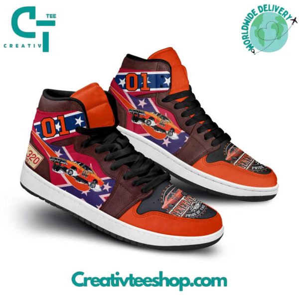 Tubopro The Dukes of Hazzard AJ1 High Sneakers Shoes For Men And Women - Image 2