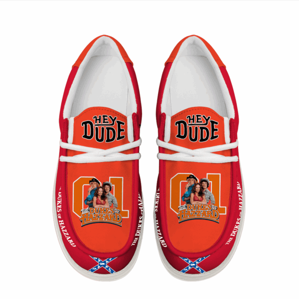 Tubopro The Dukes of Hazzard Personalized Hey Dude Shoes For Men And Women - Image 3