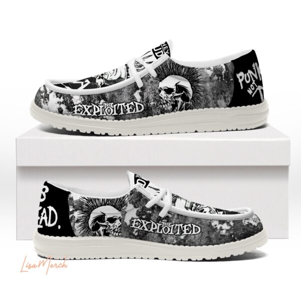 Tubopro The Exploited Hey Dude Shoes For Men And Women - Image 6