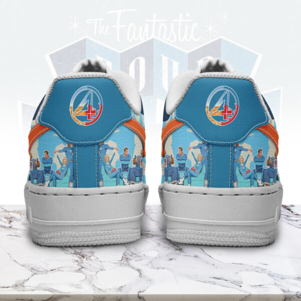 Tubopro The Fantastic Four Air Low-Top Sneakers Shoes For Men And Women - Image 2