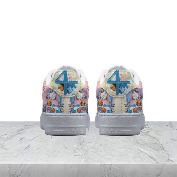 Tubopro The Fantastic Four First Steps Air Low-Top Sneakers Shoes For Men And Women - Image 4