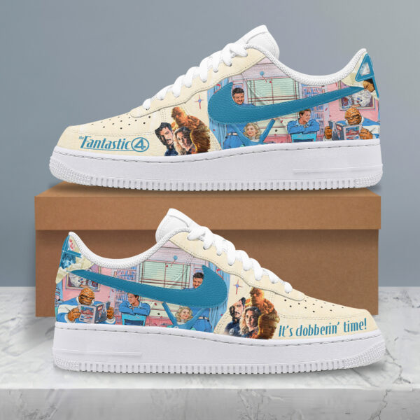 Tubopro The Fantastic Four First Steps Air Low-Top Sneakers Shoes For Men And Women - Image 2