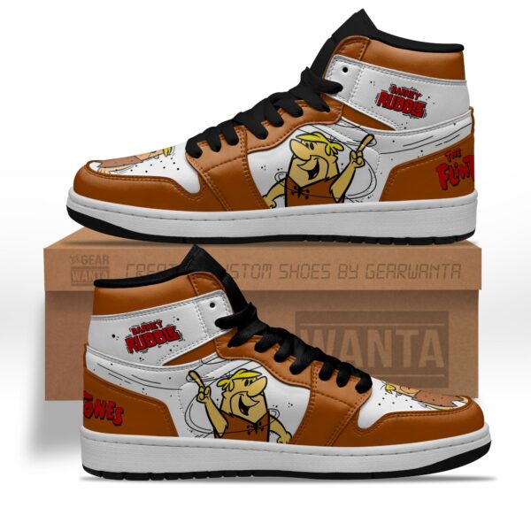 Tubopro The Flintstones Barney Rubble AJ1 High Sneakers Shoes For Men And Women