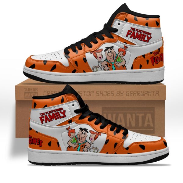 Tubopro The Flintstones Family AJ1 High Sneakers Shoes For Men And Women
