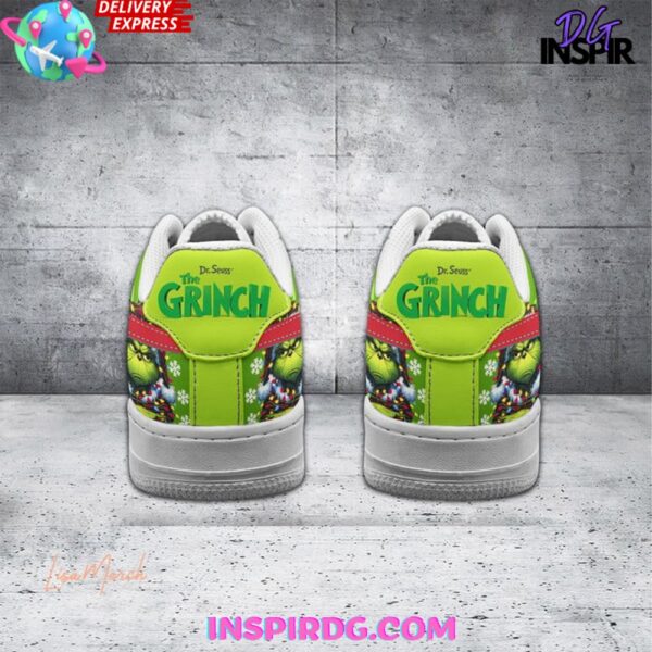 Tubopro The Grinch Air Low-Top Sneakers Shoes For Men And Women - Image 4