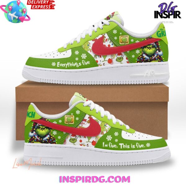 Tubopro The Grinch Air Low-Top Sneakers Shoes For Men And Women - Image 2