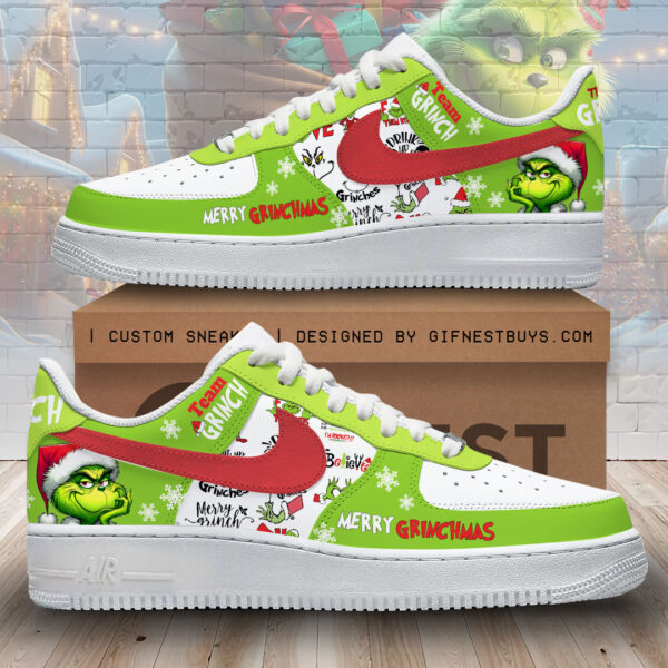 Tubopro The Grinch Air Low-Top Sneakers Shoes For Men And Women