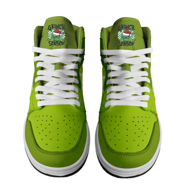 Tubopro The Grinch AJ1 High Sneakers Shoes For Men And Women - Image 2