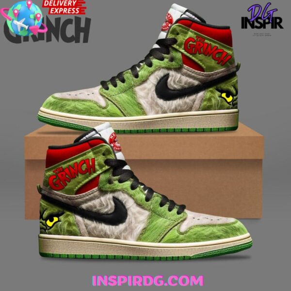 Tubopro The Grinch AJ1 High Sneakers Shoes For Men And Women