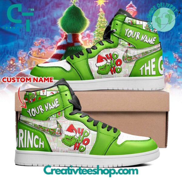Tubopro The Grinch AJ1 High Sneakers Shoes For Men And Women