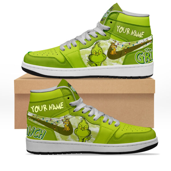 Tubopro The Grinch AJ1 High Sneakers Shoes For Men And Women