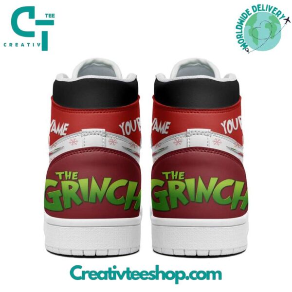 Tubopro The Grinch AJ1 High Sneakers Shoes For Men And Women - Image 3
