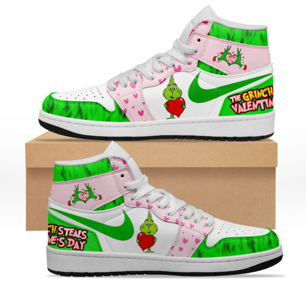 Tubopro The Grinch AJ1 High Sneakers Shoes For Men And Women