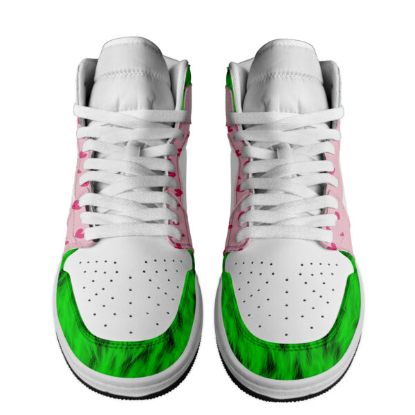 Tubopro The Grinch AJ1 High Sneakers Shoes For Men And Women - Image 2