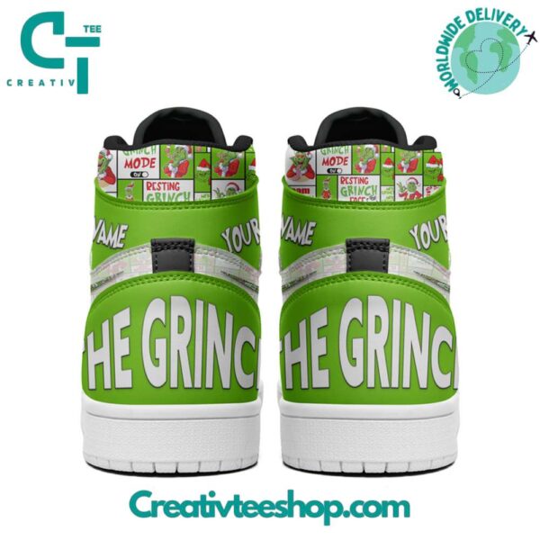 Tubopro The Grinch AJ1 High Sneakers Shoes For Men And Women - Image 2