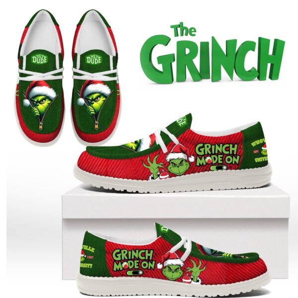 Tubopro The Grinch Personalized Hey Dude Shoes For Men And Women