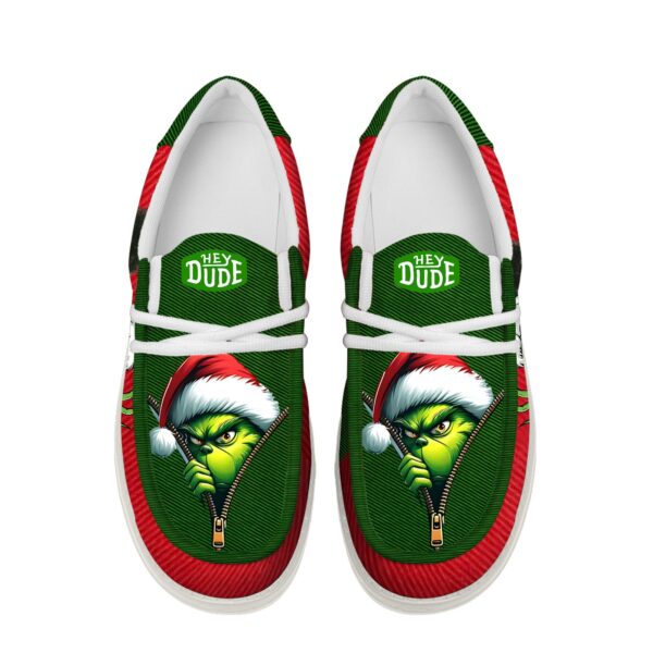 Tubopro The Grinch Personalized Hey Dude Shoes For Men And Women - Image 3