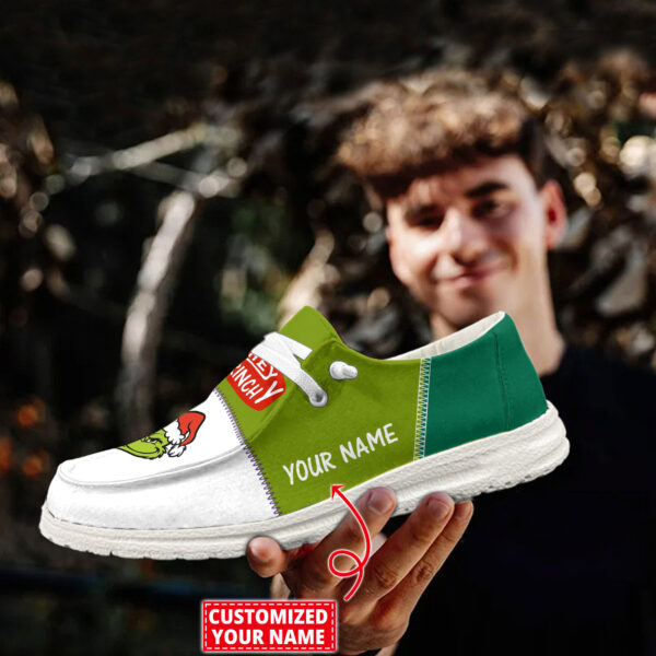 Tubopro The Grinch Personalized Hey Dude Shoes For Men And Women - Image 2
