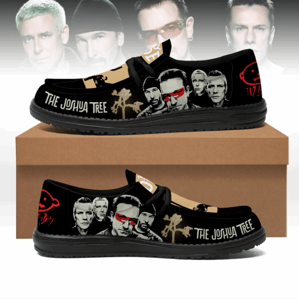 Tubopro The Joshua Tree U2 Personalized Hey Dude Shoes For Men And Women