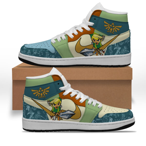 Tubopro The Legend of Zelda AJ1 High Sneakers Shoes For Men And Women