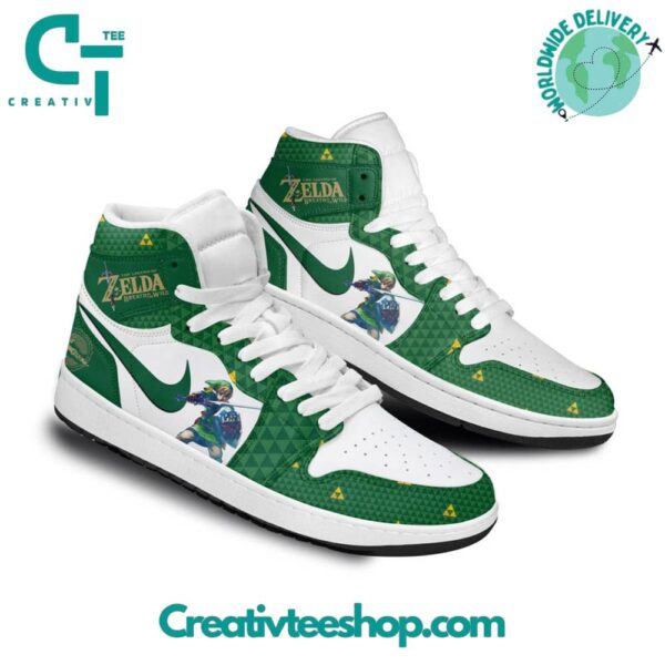 Tubopro The Legend Of Zelda AJ1 High Sneakers Shoes For Men And Women - Image 2