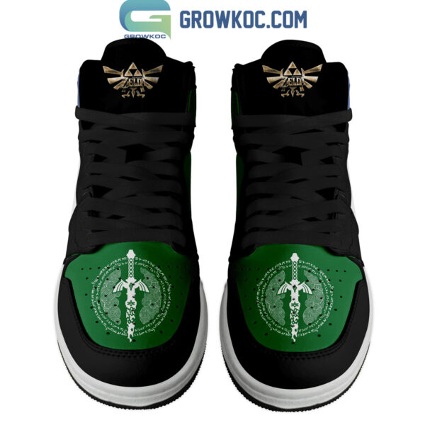 Tubopro The Legend of Zelda AJ1 High Sneakers Shoes For Men And Women - Image 2