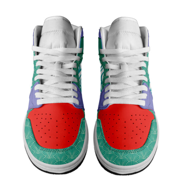 Tubopro The Little Mermaid AJ1 High Sneakers Shoes For Men And Women - Image 2