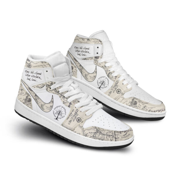 Tubopro The Lord Of The Rings AJ1 High Sneakers Shoes For Men And Women - Image 3