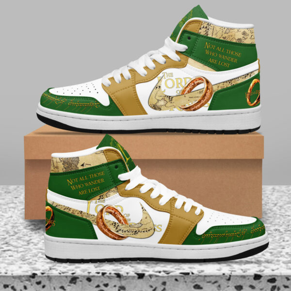 Tubopro The Lord Of The Rings AJ1 High Sneakers Shoes For Men And Women - Image 2