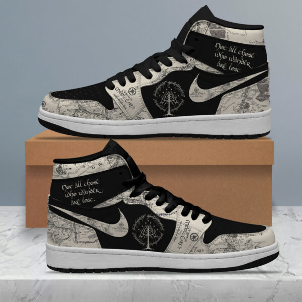 Tubopro The Lord Of The Rings AJ1 High Sneakers Shoes For Men And Women