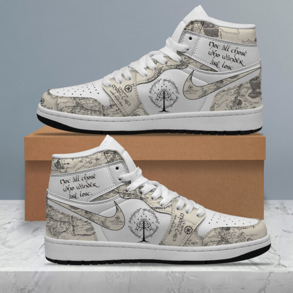 Tubopro The Lord Of The Rings AJ1 High Sneakers Shoes For Men And Women
