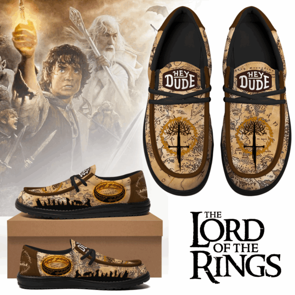 Tubopro The Lord of the Rings Personalized Hey Dude Shoes For Men And Women