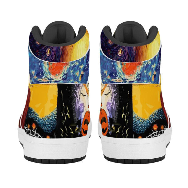 Tubopro The Nightmare Before Christmas AJ1 High Sneakers Shoes For Men And Women - Image 2