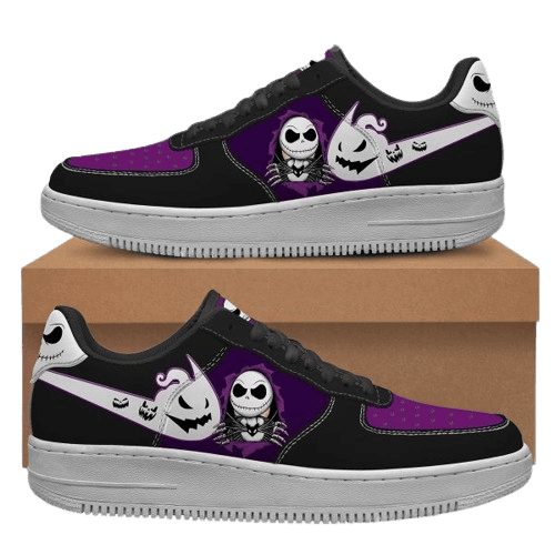 Tubopro The Nightmare Before Christmas Ghost Demon Air Low-Top Sneakers Shoes For Men And Women