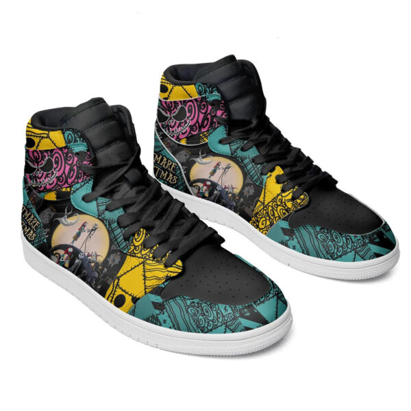 Tubopro The Nightmare Before Christmas Halloween Pumpkin Thanksgiving AJ1 High Sneakers Shoes For Men And Women