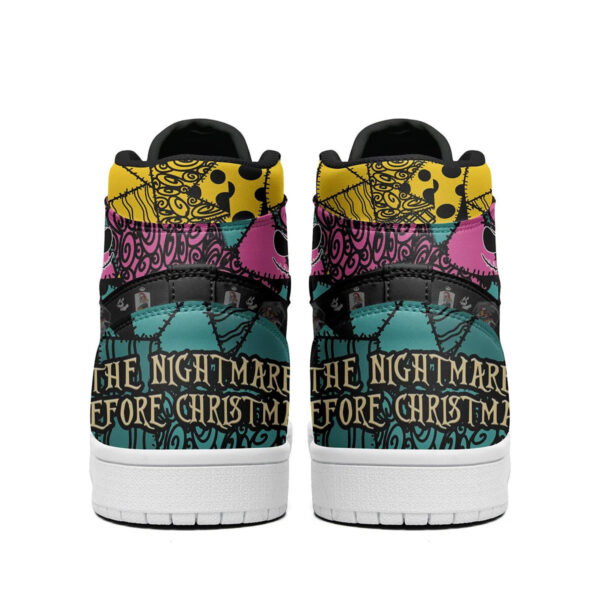 Tubopro The Nightmare Before Christmas Halloween Pumpkin Thanksgiving AJ1 High Sneakers Shoes For Men And Women - Image 2