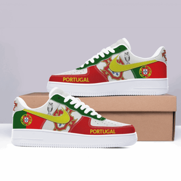 Tubopro The Portugal National Team Air Low-Top Sneakers Shoes For Men And Women - Image 2
