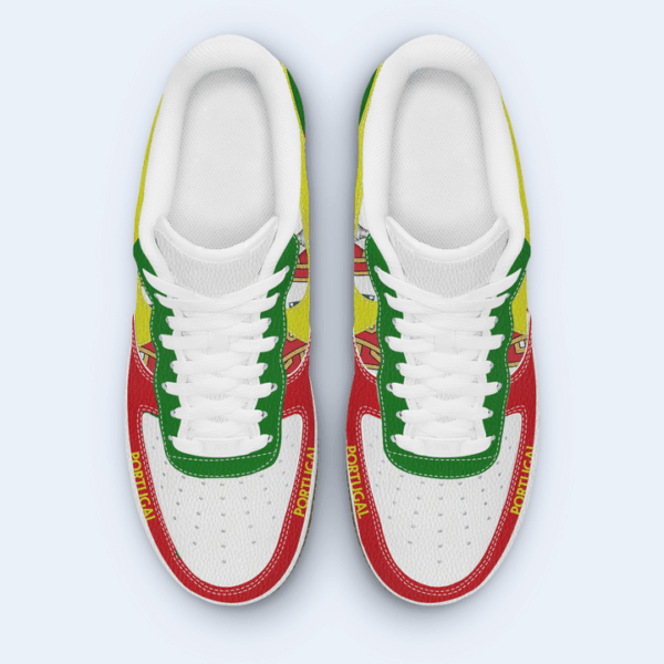 Tubopro The Portugal National Team Air Low-Top Sneakers Shoes For Men And Women - Image 4