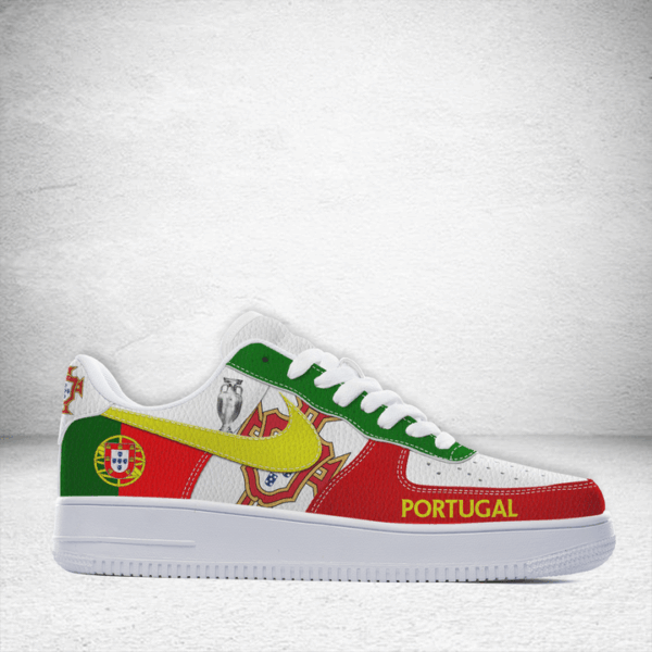 Tubopro The Portugal National Team Air Low-Top Sneakers Shoes For Men And Women - Image 3