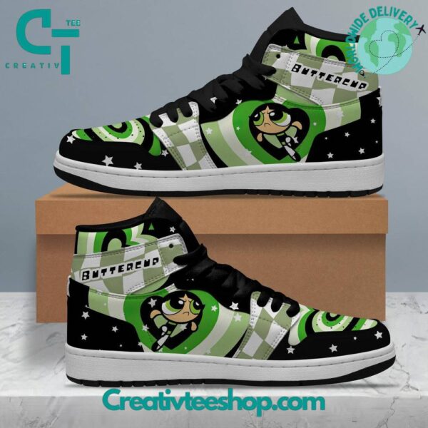 Tubopro The Powerpuff Girls AJ1 High Sneakers Shoes For Men And Women