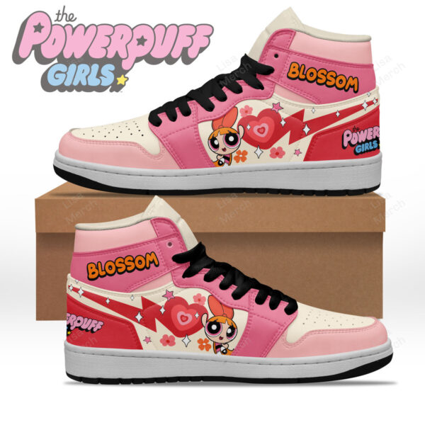 Tubopro The Powerpuff Girls AJ1 High Sneakers Shoes For Men And Women
