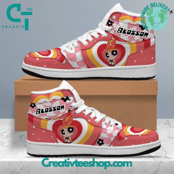 Tubopro The Powerpuff Girls AJ1 High Sneakers Shoes For Men And Women
