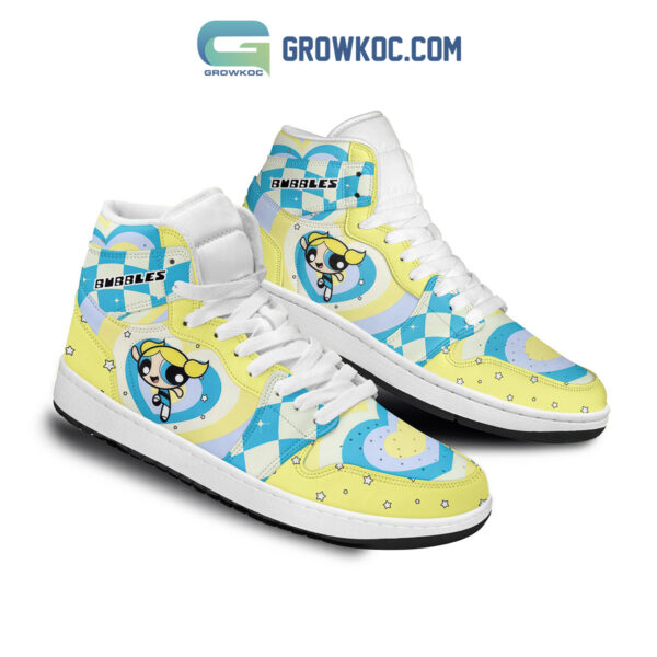 Tubopro The Powerpuff Girls AJ1 High Sneakers Shoes For Men And Women - Image 2