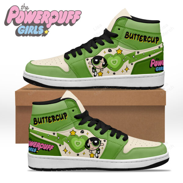 Tubopro The Powerpuff Girls AJ1 High Sneakers Shoes For Men And Women