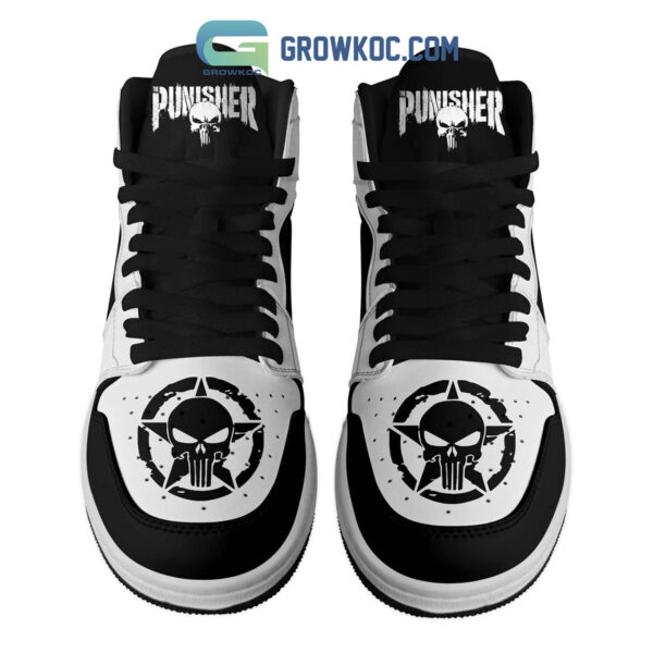 Tubopro The Punisher AJ1 High Sneakers Shoes For Men And Women - Image 2