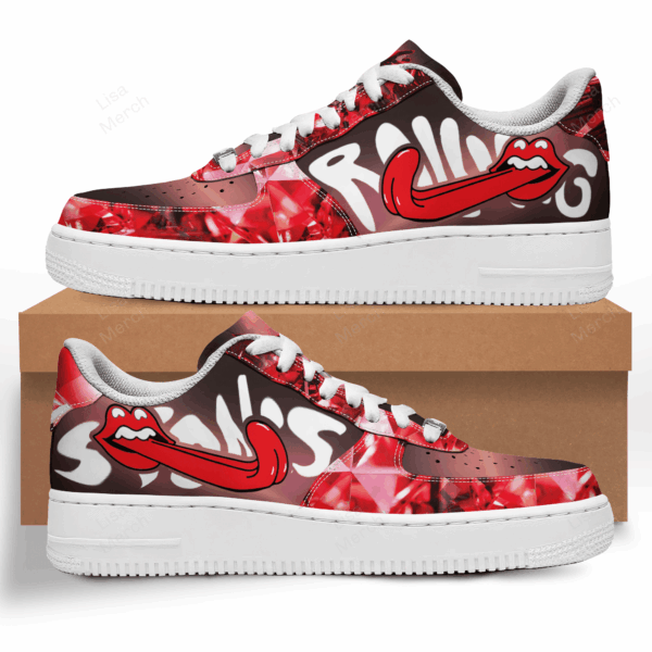 Tubopro The Rolling Stones Air Low-Top Sneakers Shoes For Men And Women